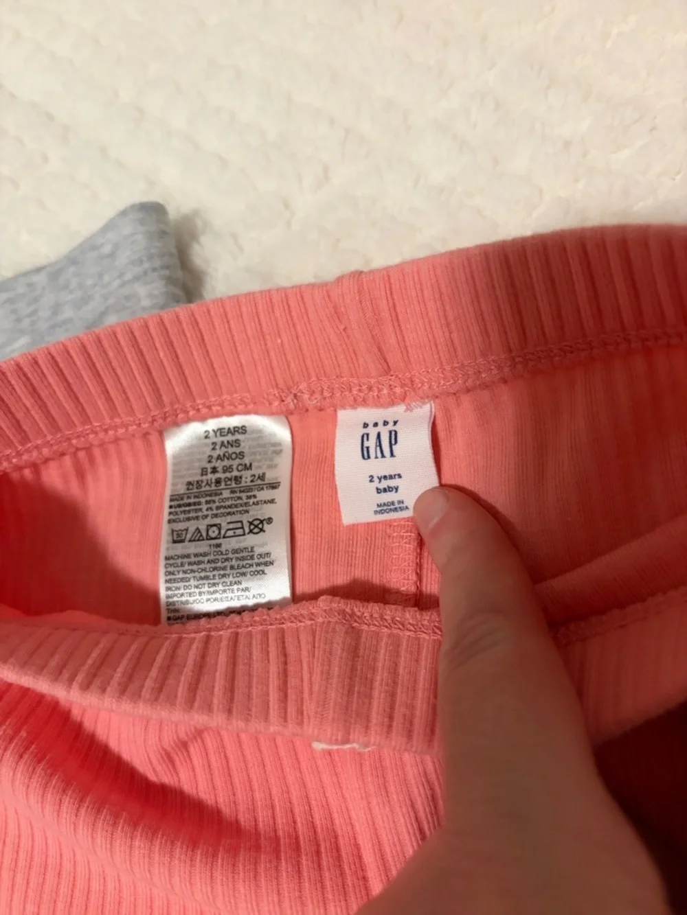GAP Kids Ribbed Coral and Assorted Legging Set
